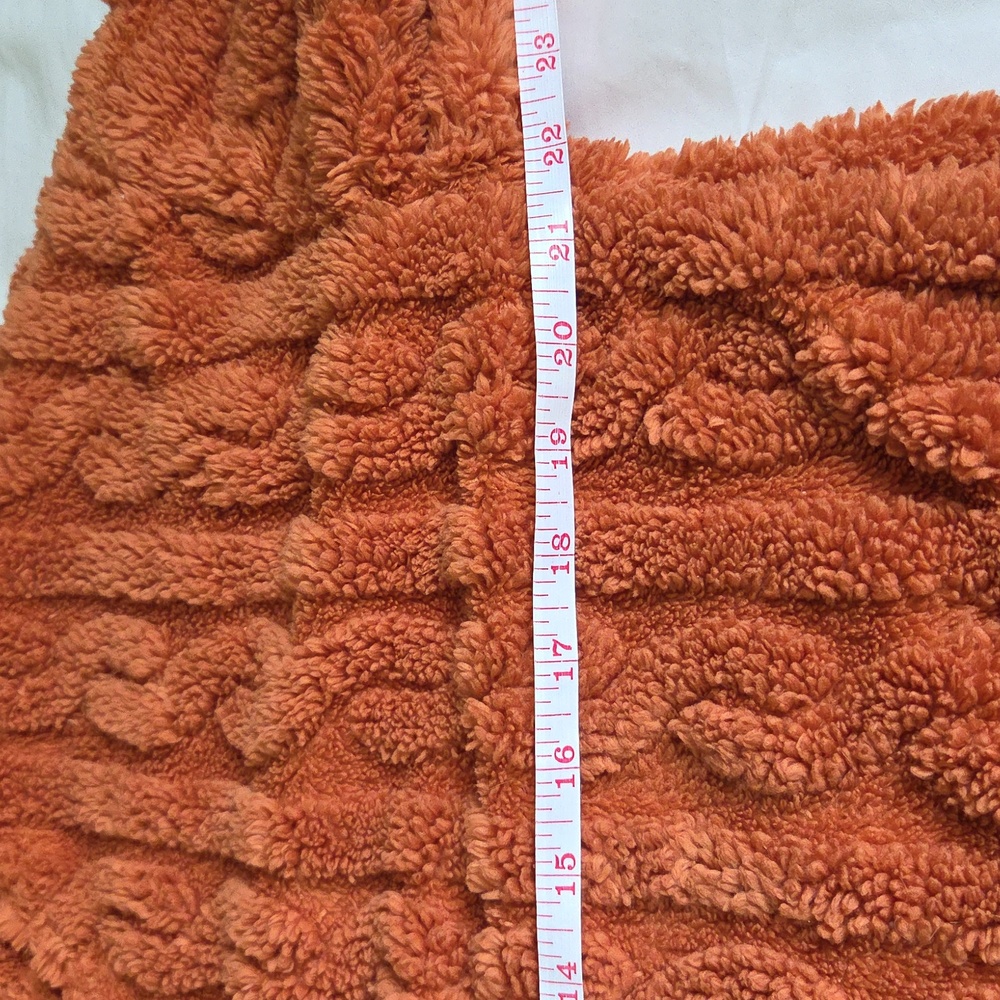 Cider Sherpa Pullover Hoodie Size Medium Cropped - Picture 10 of 11